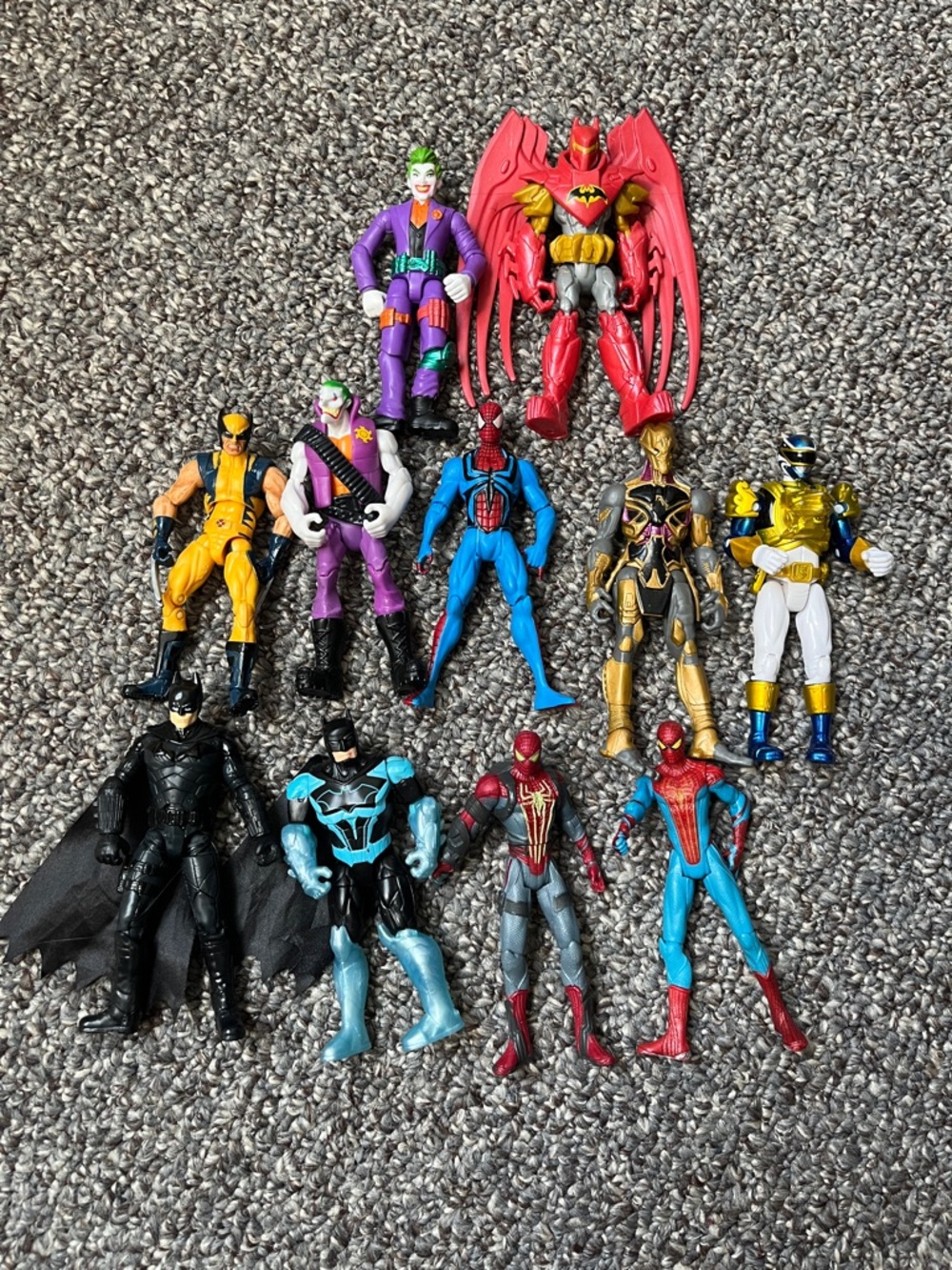 Marvel and Dc figures